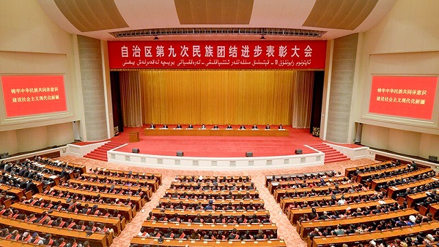 自治區第九次民族團結進步表彰大會舉行